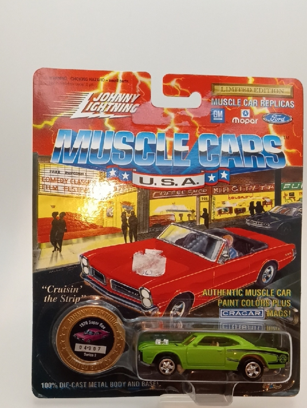 1995 Johnny Lightning Muscle Cars USA Series 2 die-cast 1970 Super Bee Sublime!